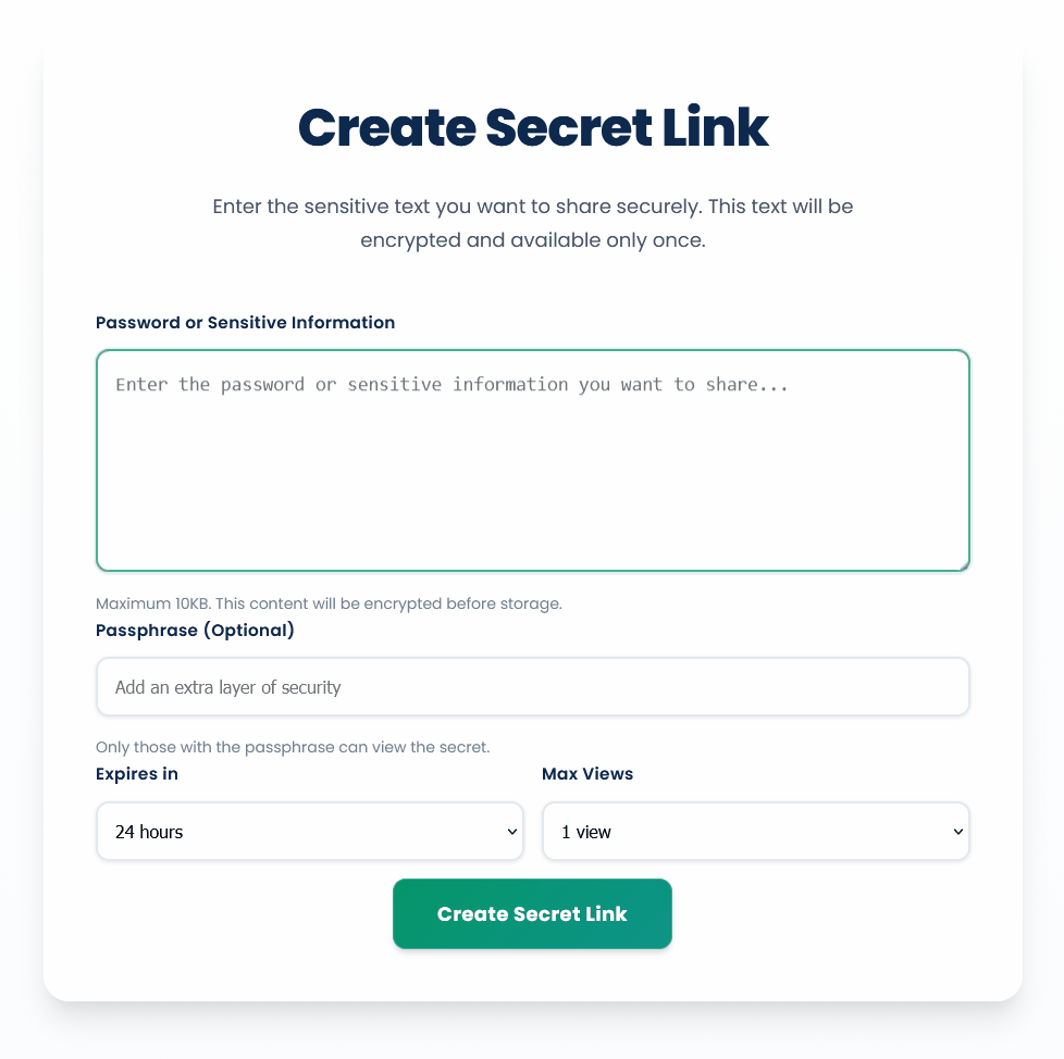 PasswordShare How It Works
